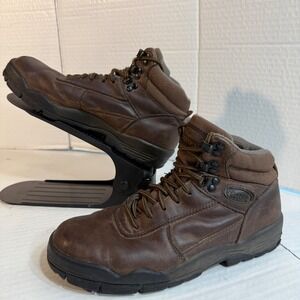 Vasque Alpha‎ Leather Hiking Boots Womens Ankle Brown Lace Up Comfort Walking